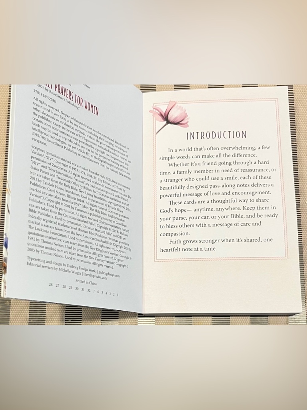 Pocket Prayers for Women - Floral Card Set of 100 Prayer Cards NWT - Picture 9 of 10